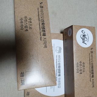 노플(NOPL) 노플 친환경 바이오 산화 생분해  항균 일회용 위생 비닐장갑 100매 + 지퍼백 소형, 대형 — 5점을 준 리뷰어가 2021년 9월 올린 사용 사진
