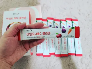 아임오 ABC 콜라겐 젤리 14포 — 5점을 준 리뷰어가 2021년 11월 올린 사용 사진
