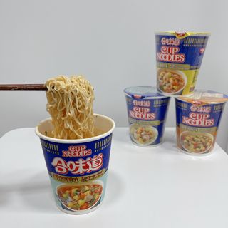 NISSIN 닛신 컵누들  4종 - 씨푸드오리지날, 씨푸드 스파이시, 씨푸드 커리, 씨푸드 XO소스 — 4.5점을 준 리뷰어가 2022년 4월 올린 사용 사진