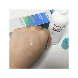 리더스코스메틱 리더스 카밍 바이오틱스 에센스 워터 — 5점을 준 리뷰어가 2021년 12월 올린 사용 사진