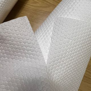 부직포나라 중금속유해물질ZERO 뜯어쓰는 주방 일회용수세미 60매 2매 — 4점을 준 리뷰어가 2022년 10월 올린 사용 사진
