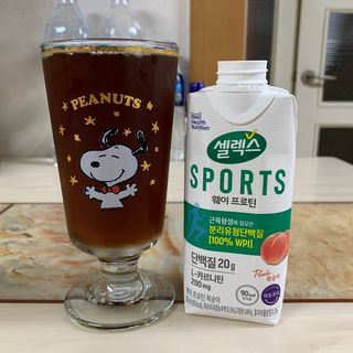 셀렉스스포츠 셀렉스 스포츠 웨이 프로틴 복숭아_ 330ml x 12팩 — 5점을 준 리뷰어가 2021년 7월 올린 사용 사진