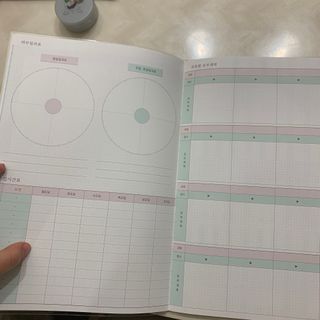 리훈 쉬운 오늘공부 스터디플래너+메모생활 30분 공부 떡메모지 — 5점을 준 리뷰어가 2022년 2월 올린 사용 사진