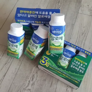 LIVE 매일바이오 알로에 드링킹 요거트 — 5점을 준 리뷰어가 2022년 4월 올린 사용 사진