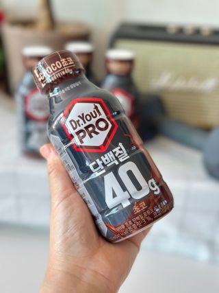 닥터유 프로 단백질 드링크 40g 초코 닥터유 프로 단백질드링크 40g 초코 — 5점을 준 리뷰어가 2024년 8월 올린 사용 사진
