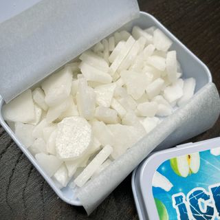 [아이스칩스] 무설탕 비건 자일리톨 캔디 7종 2개기준 — 5점을 준 리뷰어가 2021년 7월 올린 사용 사진