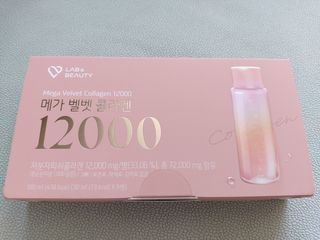 랩앤뷰티 메가 벨벳 콜라겐 12000 — 5점을 준 리뷰어가 2021년 5월 올린 사용 사진