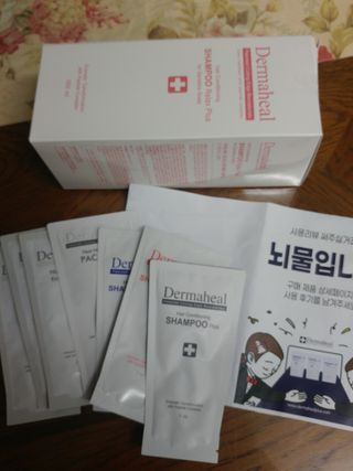 더마힐 헤어 컨디셔닝 샴푸 500ml 3종 중 택1 — 5점을 준 리뷰어가 2021년 4월 올린 사용 사진