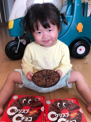 NISSIN 닛신 크리스피 초코 — 5점을 준 리뷰어가 2022년 11월 올린 사용 사진