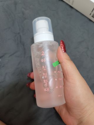 [시카앰플] 묘오한 고마진정할때 진정 스프레이 앰플 150ml — 5점을 준 리뷰어가 2021년 1월 올린 사용 사진
