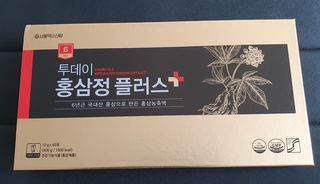 서울약사신협_투데이홍삼정플러스스틱_10g x 60포 — 5점을 준 리뷰어가 2021년 7월 올린 사용 사진