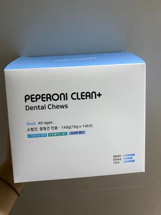 페페로니 클린플러스 덴탈오리껌 10g x 14p — 5점을 준 리뷰어가 2021년 7월 올린 사용 사진