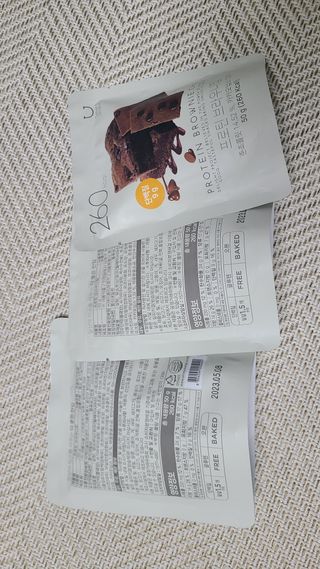 신상품) 딜라이트 프로젝트 프로틴  브라우니칩/ 카스테라칩 총 6EA — 5점을 준 리뷰어가 2022년 5월 올린 사용 사진