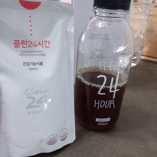 클린24시간 1BOX(5포) + 전용보틀(500ml) — 4점을 준 리뷰어가 2022년 7월 올린 사용 사진