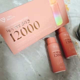 랩앤뷰티 메가 벨벳 콜라겐 12000 — 5점을 준 리뷰어가 2021년 6월 올린 사용 사진
