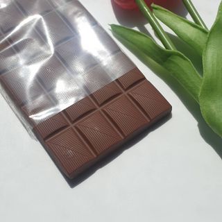 당류2g 자일리톨로 단맛을낸 슈카 퓨어비건 무설탕초콜릿 Xucker vegan 2개입 — 4점을 준 리뷰어가 2021년 4월 올린 사용 사진