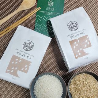 고림상점 풍부한 햇살과 바닷바람이 키우는 강화 교동 쌀 [백미1kg, 현미 1kg] 세트 — 5점을 준 리뷰어가 2021년 12월 올린 사용 사진