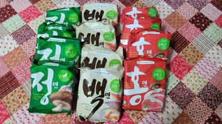 [풀무원] 자연은맛있다 정면, 백면, 홍면  세트 — 5점을 준 리뷰어가 2021년 4월 올린 사용 사진