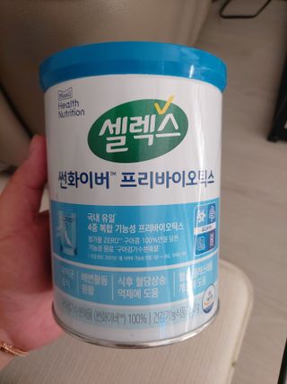 셀렉스 썬화이버 프리바이오틱스 — 5점을 준 리뷰어가 2021년 12월 올린 사용 사진