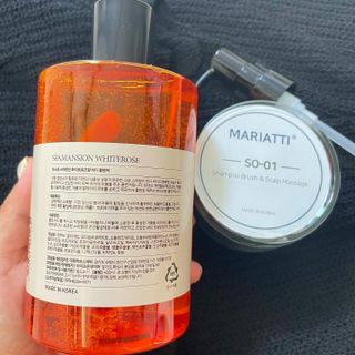 아소윤 기분좋은 향기 부드러운 거품 스파맨션 바디클렌져 5종 중 택1 + 마리아띠 샴푸두피볼 3종 중 1 랜덤발송 — 5점을 준 리뷰어가 2021년 8월 올린 사용 사진