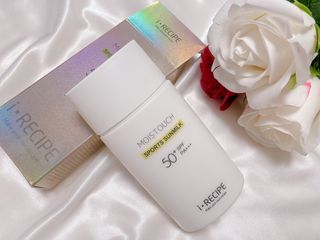 아이레시피 모이스트터치 스포츠 선밀크 50ml (SPF50+ PA+++) — 5점을 준 리뷰어가 2023년 6월 올린 사용 사진