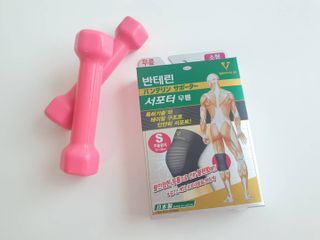 반테린서포터 무릎보호대 — 5점을 준 리뷰어가 2021년 5월 올린 사용 사진