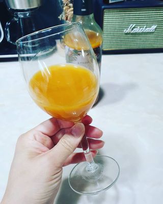 H365 [Kaskein Luomutyrniglögi] 핀란드 전통 무알콜 멀드와인 시벅톤 글로기 — 5점을 준 리뷰어가 2021년 4월 올린 사용 사진