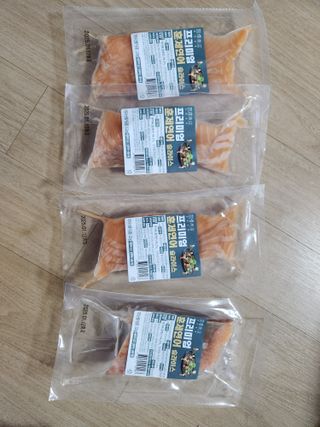 밸런스 다이어트랩 밸다랩 프리미엄 훈제연어 슬라이스 120g — 5점을 준 리뷰어가 2023년 4월 올린 사용 사진