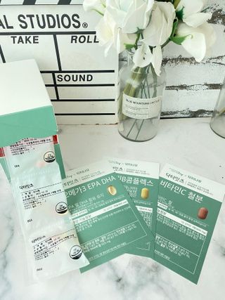[닥터잇츠] 개인맞춤형 건강기능식품_2종 중 택 1 — 5점을 준 리뷰어가 2024년 1월 올린 사용 사진