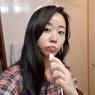 주식회사 클린디 [클린디] 양치 후 남은 이물질, 물치실로 완벽 제거 🦷 구강세정기 세트 [맞춤 칫솔 + 치약 포함] — 5점을 준 리뷰어가 2022년 2월 올린 사용 사진