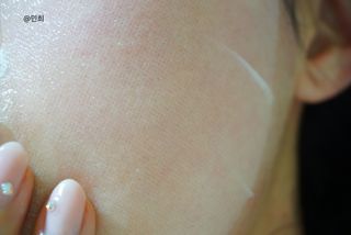 체르엠 그린 케비어 더블워터 마스크팩 5매입  2팩 — 5점을 준 리뷰어가 2021년 12월 올린 사용 사진