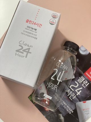 클린24시간 1BOX(5포) + 전용보틀(500ml) — 4.5점을 준 리뷰어가 2022년 10월 올린 사용 사진
