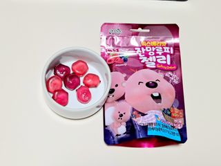 [팔도] 잔망루피젤리 믹스베리맛 42g 8개 — 5점을 준 리뷰어가 2022년 1월 올린 사용 사진