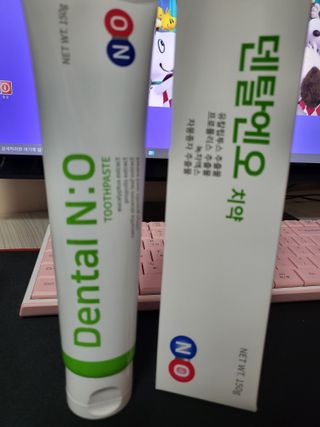 프리마인 유해균 뿐만 아니라 유익균까지 씻어내는 치약은 그만, 건강한 구강환경을 만드는 덴탈엔오 — 5점을 준 리뷰어가 2022년 12월 올린 사용 사진