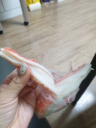 한성기업 와일드 크래미 — 5점을 준 리뷰어가 2021년 10월 올린 사용 사진