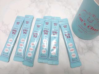 페페로니 잘 먹는 캣츄 - 원양선 참치 24개입 — 5점을 준 리뷰어가 2021년 10월 올린 사용 사진