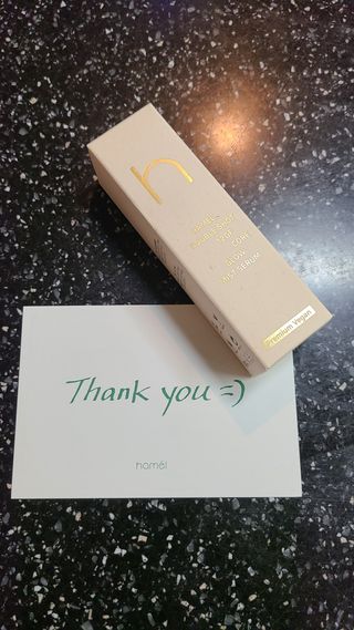하멜 비건 더블샷 12GF 코어 글로우 미스트 세럼 — 5점을 준 리뷰어가 2022년 9월 올린 사용 사진