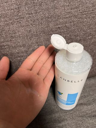 랑벨 수퍼내츄럴 수분잠금 토너 500ml (수분, 보습, 피부장벽 토너) — 5점을 준 리뷰어가 2022년 4월 올린 사용 사진