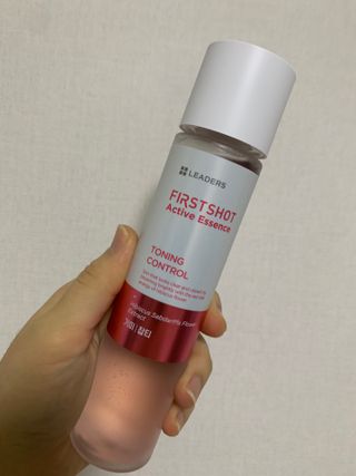 리더스코스메틱 리더스 퍼스트 샷 액티브 에센스 토닝 컨트롤 & 포어 컨트롤 — 5점을 준 리뷰어가 2022년 1월 올린 사용 사진