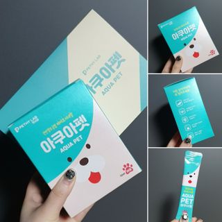 펫시랩 반려견용 액상 프리바이오틱스 아쿠아펫 — 5점을 준 리뷰어가 2021년 1월 올린 사용 사진