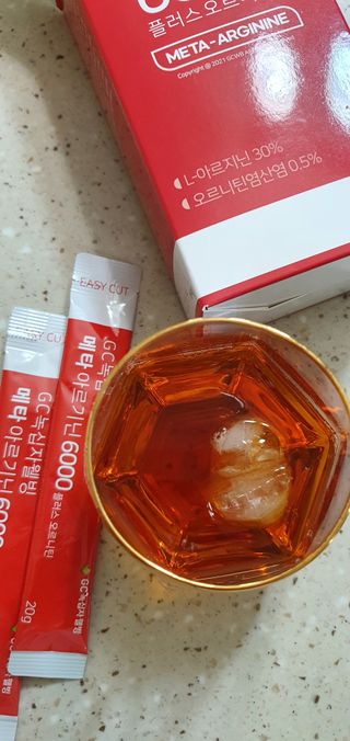 메타아르기닌 GC녹십자웰빙 메타 아르기닌 6000 플러스 오르니틴 — 5점을 준 리뷰어가 2022년 4월 올린 사용 사진