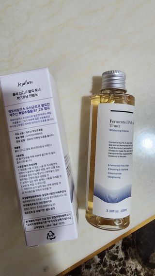제주인디 폴리 인디고 발효 토너 (화이트닝 인텐스) — 4점을 준 리뷰어가 2023년 3월 올린 사용 사진