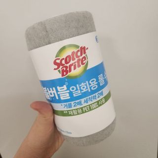 [3M] 스카치브라이트 버블버블 일회용 롤 수세미 — 5점을 준 리뷰어가 2024년 11월 올린 사용 사진