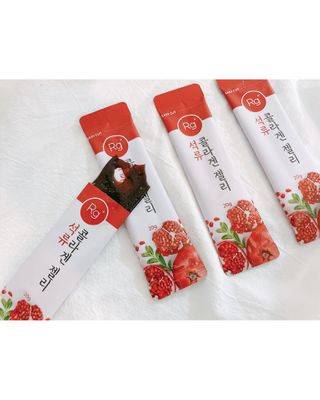 함초록 Rg+ 석류콜라겐젤리 — 5점을 준 리뷰어가 2021년 3월 올린 사용 사진