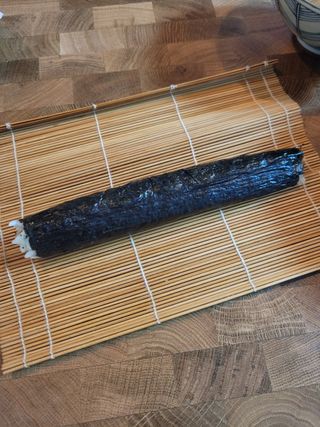 해풀잎 누구나 김밥*1ea [(혼합야채 35g *1ea,  김밥김 (5g, 5ea),  양념간장 (6g, 5ea), 참기름(5g, 2ea)] — 5점을 준 리뷰어가 2022년 7월 올린 사용 사진