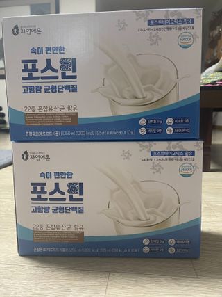 자연에온 마시는 프로틴 고함량 균형단백질 음료 포스틴 125ml 10개입 1BOX — 5점을 준 리뷰어가 2021년 5월 올린 사용 사진