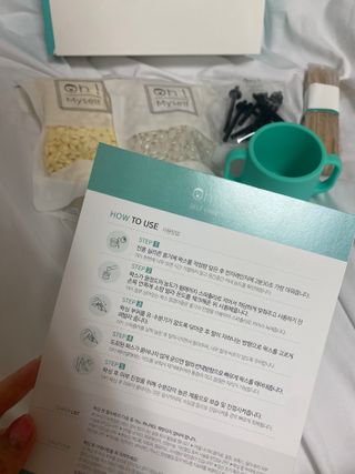피비에스코리아 [오마이셀프] 셀프왁싱키트 — 5점을 준 리뷰어가 2021년 11월 올린 사용 사진