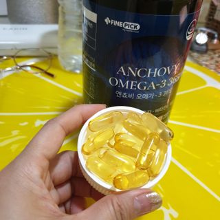 서울약사신협 Finepick_오메가365_1020mg x 365캡슐 — 5점을 준 리뷰어가 2021년 4월 올린 사용 사진
