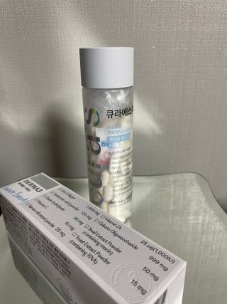[큐라에스] 뮤신콜라겐 더마3 76.8(1개월분) — 4.5점을 준 리뷰어가 2023년 12월 올린 사용 사진