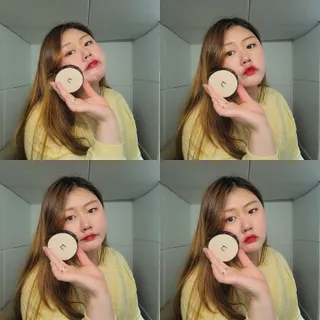 하멜 비건 아쿠아 글로우 제로핏 쿠션 — 5점을 준 리뷰어가 2022년 8월 올린 사용 사진